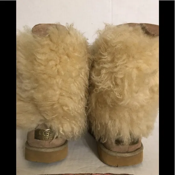UGG Vtg Australia Suede Shearling Boots