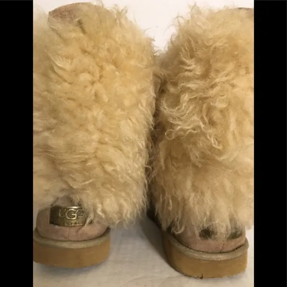 UGG Vtg Australia Suede Shearling Boots