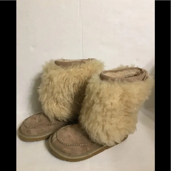 UGG Vtg Australia Suede Shearling Boots