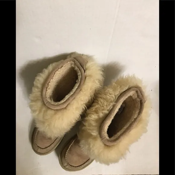 UGG Vtg Australia Suede Shearling Boots
