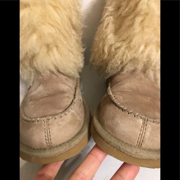 UGG Vtg Australia Suede Shearling Boots