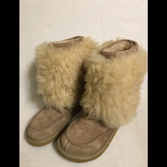UGG Vtg Australia Suede Shearling Boots