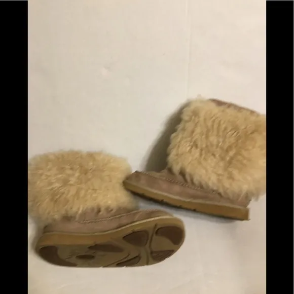 UGG Vtg Australia Suede Shearling Boots