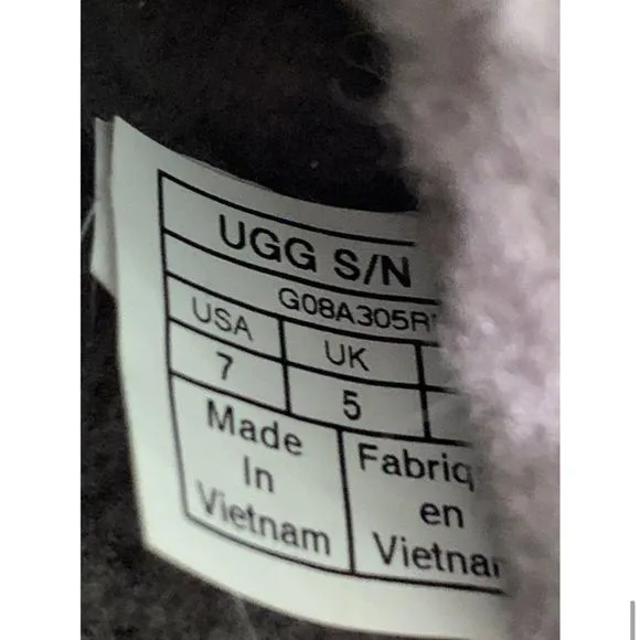 UGG Women’s Fluff Yeah Platform Sling Back Sherpa Slide Sandals Size 7