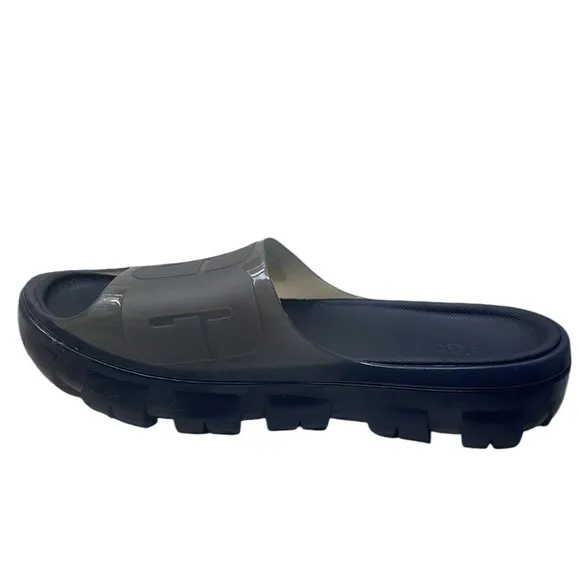 UGG Women's Jella Slide Sandals Platform Clear Black Gray 7A