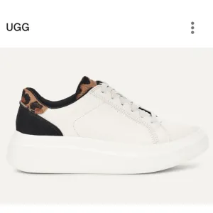 UGG Women's scape animal print trainer sneaker leopard basic white shoe