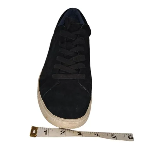 UGG Women's Shoe Karine #1015044 Sneaker Size 8 Black Suede   White Sole