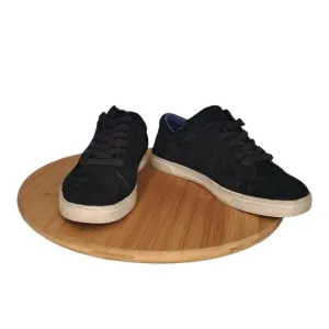 UGG Women's Shoe Karine #1015044 Sneaker Size 8 Black Suede   White Sole