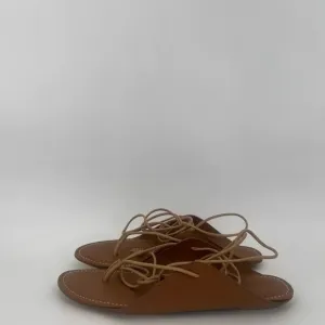Ulla Johnson Aidy Strappy Gladiator Boho Cottagecore Sandals In Saddle