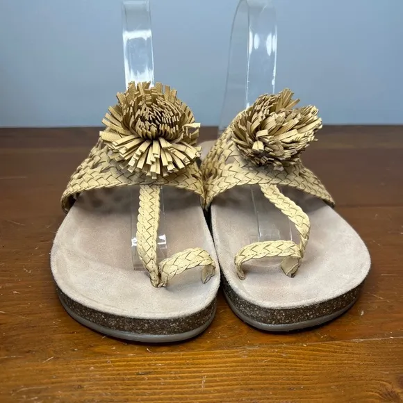 Ulla Johnson Size 36 • Straw Fringe Tassel Boho Sandals