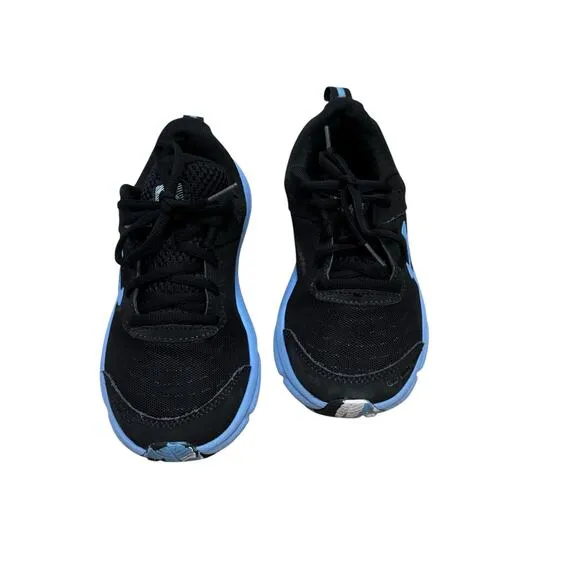 Under Armour Kids Boy's Grade School Assert Shoes Sneaker Blue Black Size 4.5Y
