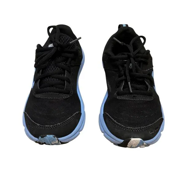 Under Armour Kids Boy's Grade School Assert Shoes Sneaker Blue Black Size 4.5Y