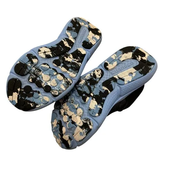 Under Armour Kids Boy's Grade School Assert Shoes Sneaker Blue Black Size 4.5Y