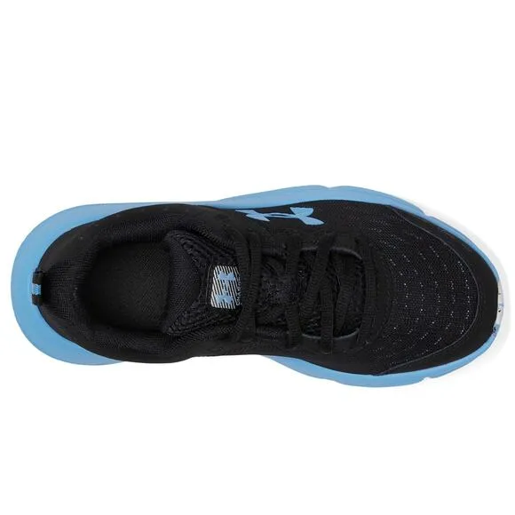 Under Armour Kids Boy's Grade School Assert Shoes Sneaker Blue Black Size 4.5Y