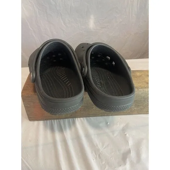 Unisex Genuine Kids Crocs- Black Classic Clog- Says J 3‎ On The Bottom