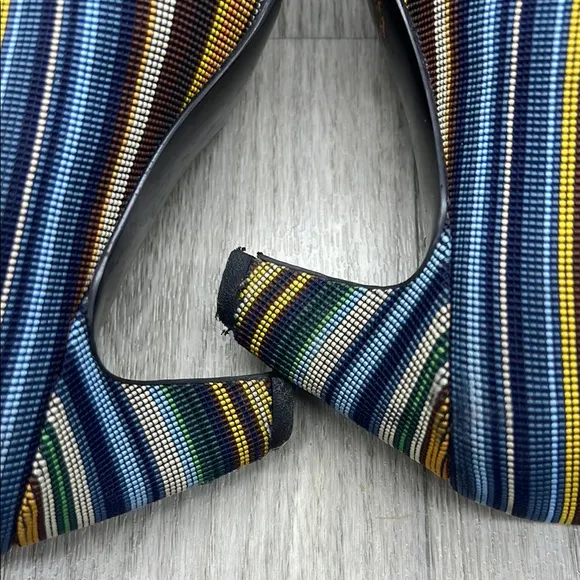 United Nude Women's Striped Ankle Booties