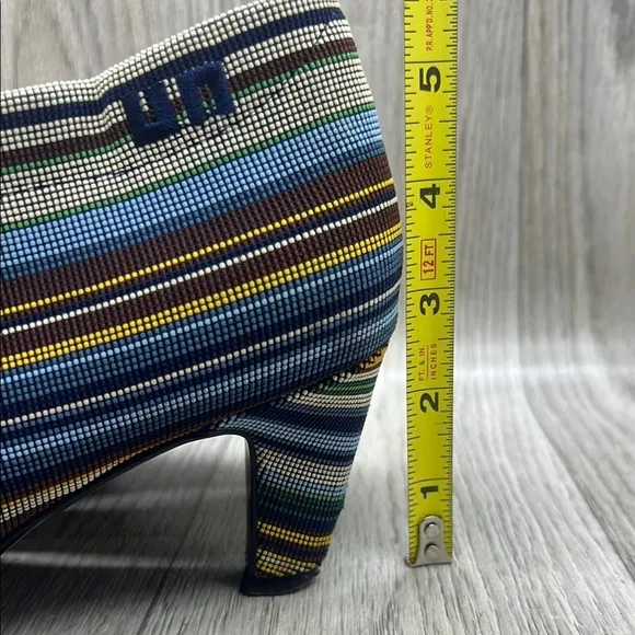United Nude Women's Striped Ankle Booties
