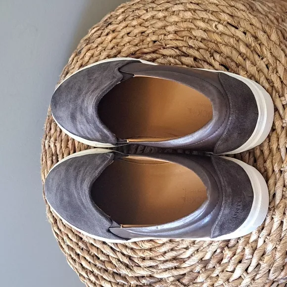 Untuckit Mens Brown Suede/Leather Slip On Loafer/Sneaker/Shoes‎ Size 10.5