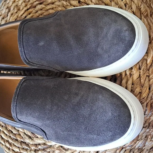 Untuckit Mens Brown Suede/Leather Slip On Loafer/Sneaker/Shoes‎ Size 10.5