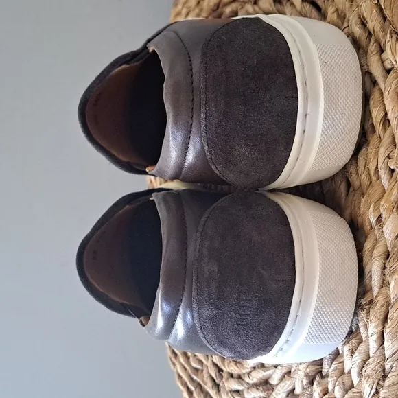 Untuckit Mens Brown Suede/Leather Slip On Loafer/Sneaker/Shoes‎ Size 10.5