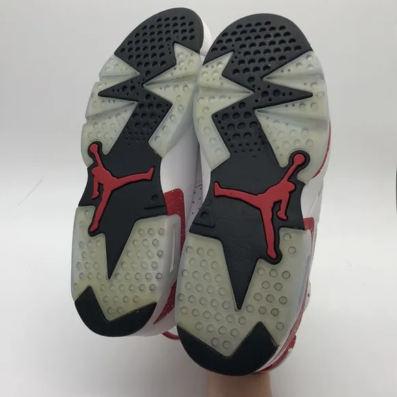 USED Men’s Air Jordan 6 Retro ‘Red Oreo’ (2022) CT8529-162 No Box