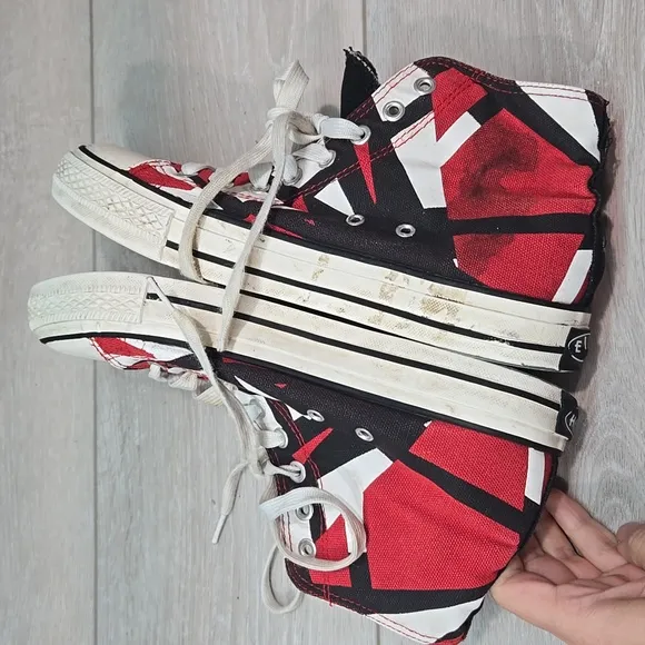 Van Halen EVH Mens 5150 High-Top Sneakers Shoes Sz 8