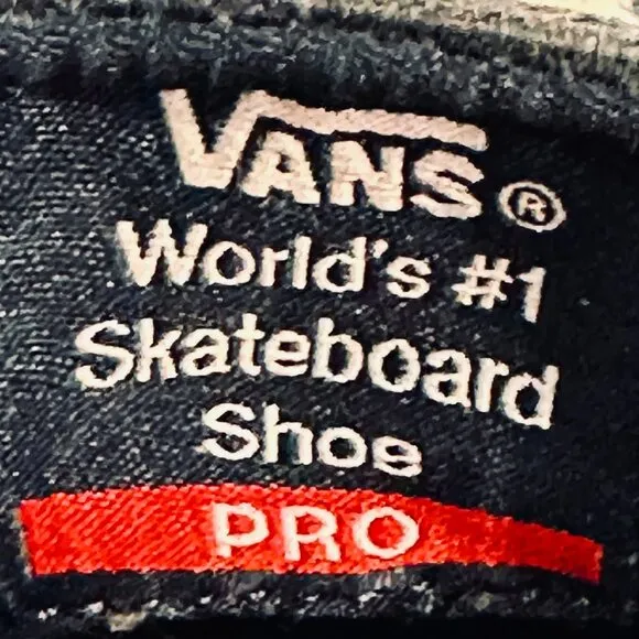 Vans Berle Pro Shoe Skateboard Suede Canvas Navy Blue Lace Up Low Top Men Sz 10