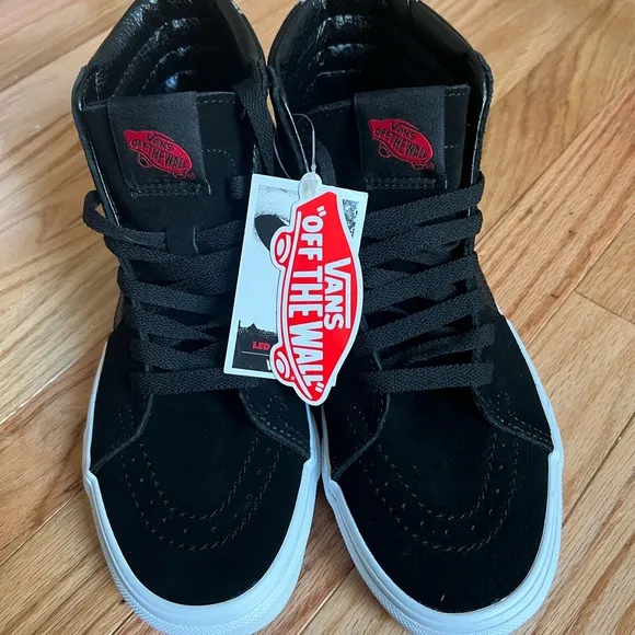 Vans Black and White Led Zeppelin Women's Shoes