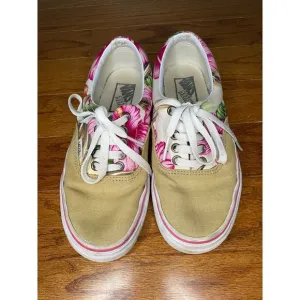 Vans Custom‎ Design Hawaiian Theme Shoes Size Women's 8.5