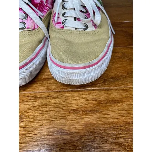 Vans Custom‎ Design Hawaiian Theme Shoes Size Women's 8.5