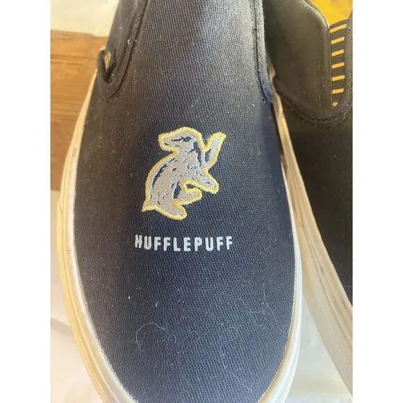 Van's Harry Potter Limited Edition Hufflepuff Slip-On Tennis Shoes-Size‎ 8.5