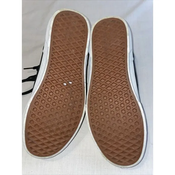Vans Men’s Skateboard Shoes Size 8 M Black Checkerboard Athleisure Athletic