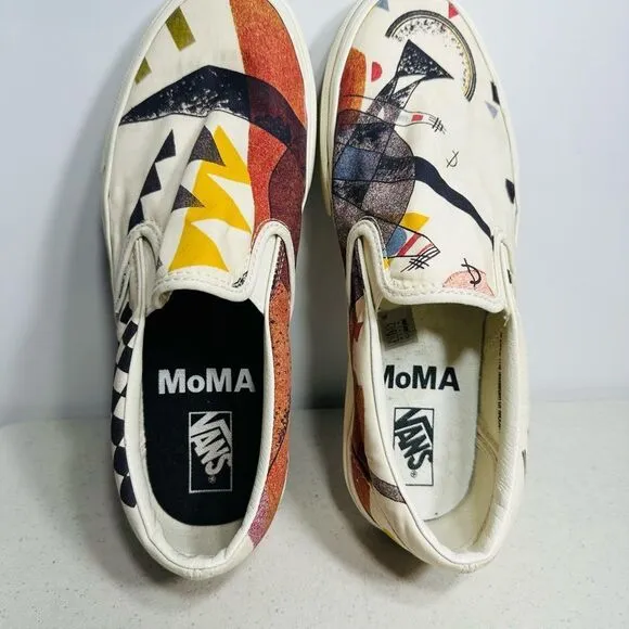 Vans MOMA Slip On Shoes Vasily Kandinsky Mens 7,5 Museum Of Modern Art