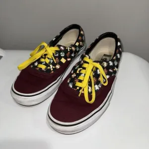 Vans Off The Wall Custom Harry Potter Men 9.5 Women 11 Lightening Bolt Quidditch