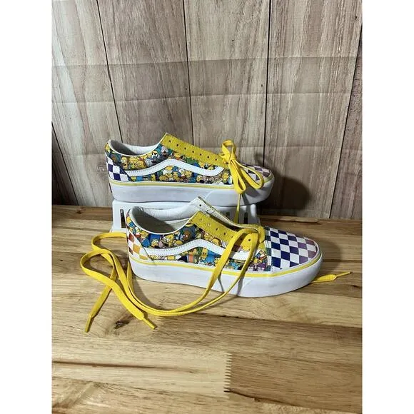 Vans Off The Wall Simpsons Shoes Mens 7/ Womens 8.5