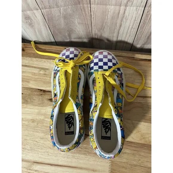 Vans Off The Wall Simpsons Shoes Mens 7/ Womens 8.5