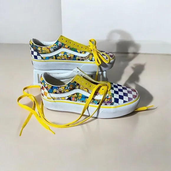 Vans Off The Wall Simpsons Shoes Mens 7/ Womens 8.5