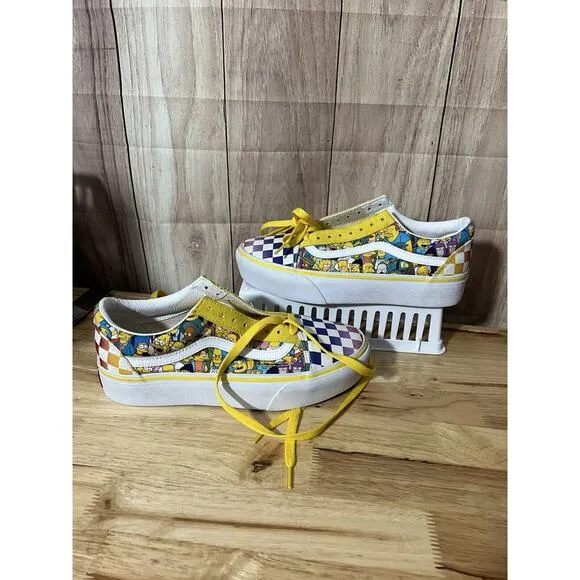 Vans Off The Wall Simpsons Shoes Mens 7/ Womens 8.5