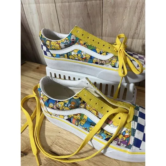 Vans Off The Wall Simpsons Shoes Mens 7/ Womens 8.5