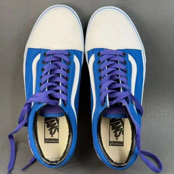 Vans OG Old Skool LX 'Bumper Cars custom sneaker shoes men’s size 8(women’s 9.5)