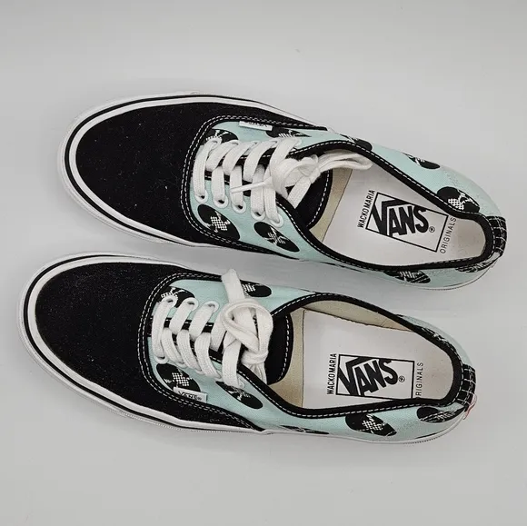 Vans OG wacko maria authentic sneakers LX blue records sneakers size 9.5 in men