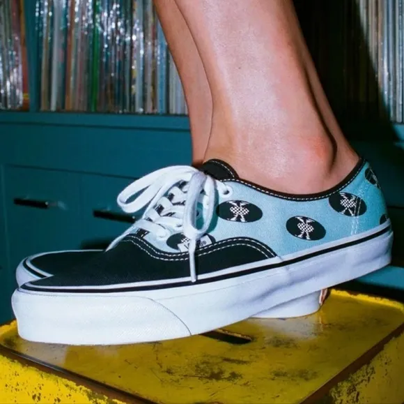Vans OG wacko maria authentic sneakers LX blue records sneakers size 9.5 in men