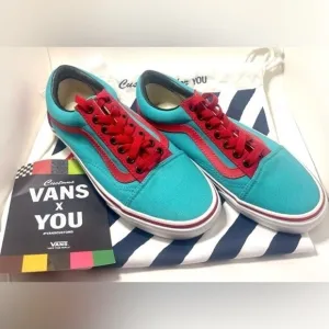 Vans Old School Custom Shoes New Size 8 Women with Extra Laces​​