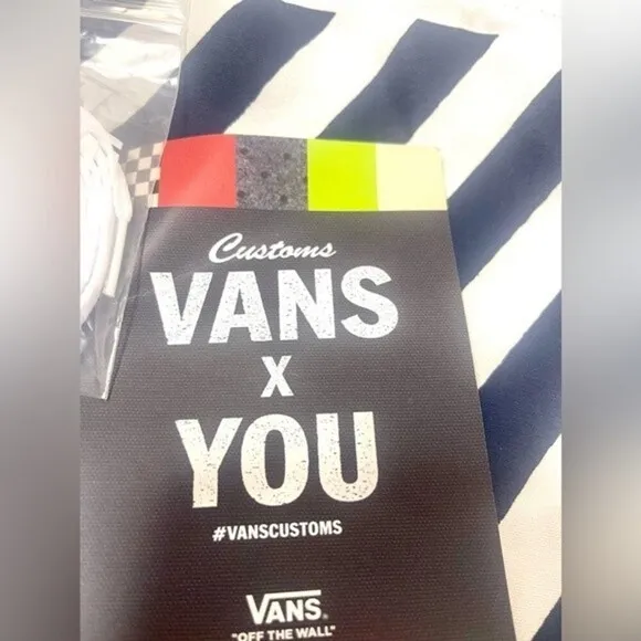 Vans Old School Custom Shoes New Size 8 Women with Extra Laces​​