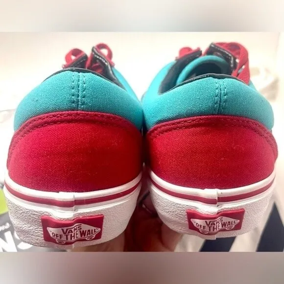 Vans Old School Custom Shoes New Size 8 Women with Extra Laces​​