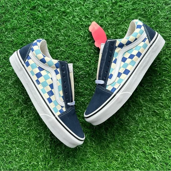 Vans Old Skool Checkerboard Blue Topaz