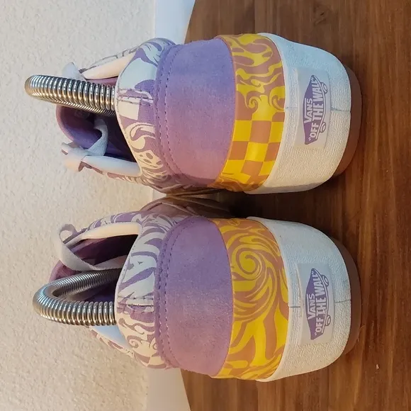 Vans Old Skool Stacked Wavy Daze Lilac Platform Sneakers Shoes Sz.8.5