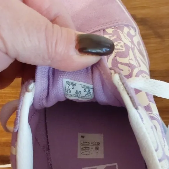 Vans Old Skool Stacked Wavy Daze Lilac Platform Sneakers Shoes Sz.8.5