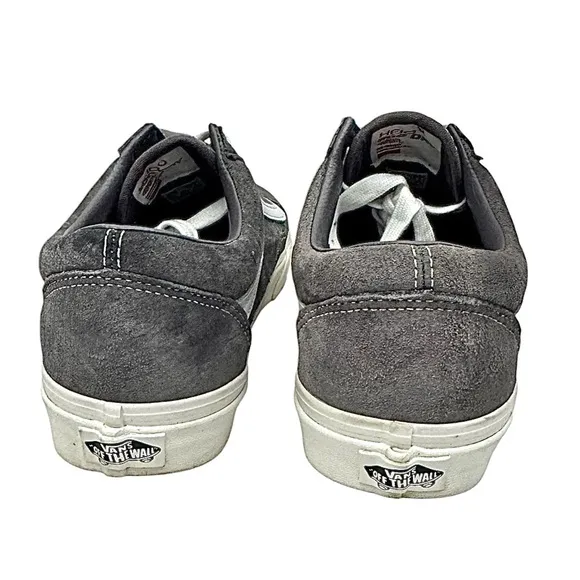 Vans Pig Skin Suede Eco Dry Old Skool Rabbit/Snow White Shoes M-9/W-10.5 Used