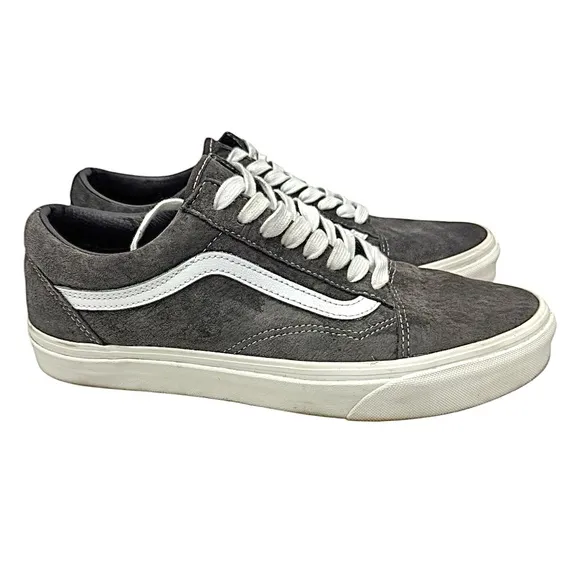 Vans Pig Skin Suede Eco Dry Old Skool Rabbit/Snow White Shoes M-9/W-10.5 Used